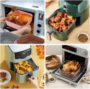 Forma de silicone para air fryer